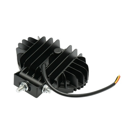 Proiector oval LED cu DRL 17W, 9-36V, 54 LED-uri, alb-galben, carcasa aluminiu 141x106x38mm IP67 Breckner Germany - Img 6