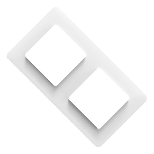 Rama dubla PNI WS2 pentru intrerupator sau priza inteligenta PNI SmartHome - Img 4