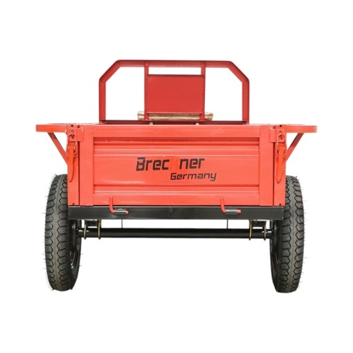 Remorca motocultor basculabila 500kg, bena 1400x800x300mm, roti 4.50-12 Breckner Germany - Img 5