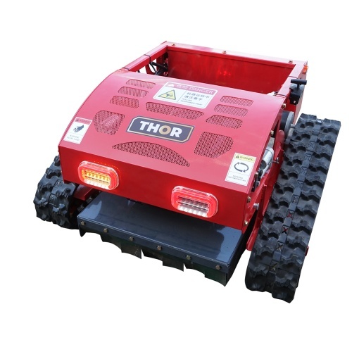 Robot de tuns iarba pe senile cu telecomanda, motor Loncin 9CP, 224cc, latime de taiere 550mm THOR - Img 5