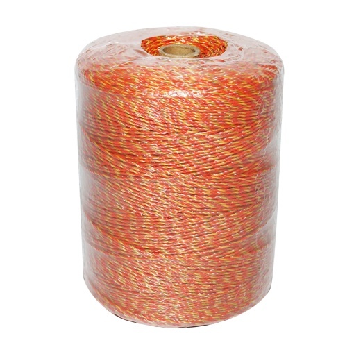 Rola fir galben-rosu fi 2mm 6x0.16mm SS, 1000m gard electric, rezistenta 5.5 Ohm Bourget - Img 3