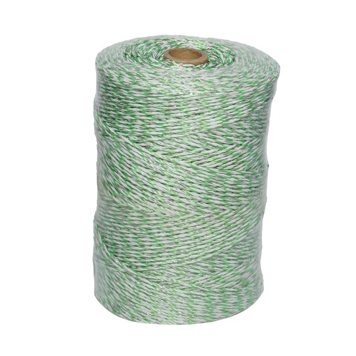 Rola fir verde-alb fi 3mm 6x0.3mm SS 0.31 Ohm/m, 500m gard electric Breckner Germany - Img 3