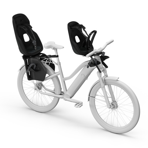 Scaun pentru copii, cu montare pe bicicleta in fata - Thule Yepp Nexxt 2 Mini Front mounted, Midnight Black - Img 5