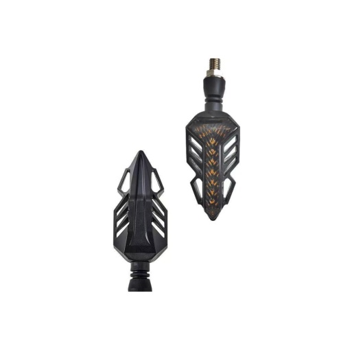 Semnalizare moto 12V cu semnalizare LED alba - Img 2