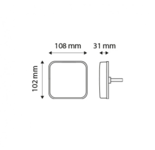Set 2 lampi LED fara fir cu indicator dinamic - Img 6