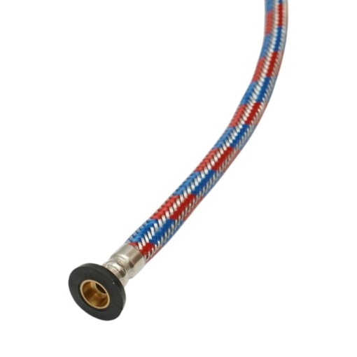 Set para dus cu furtun zincat 1.5m, suport perete, 5 functii, crom lucios, plastic 92x230mm - Img 8