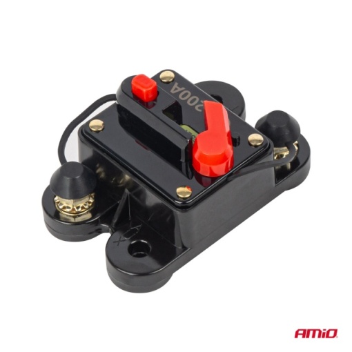 Siguranta automata rearmabila cu buton de reset 200A 12-48V - Img 2