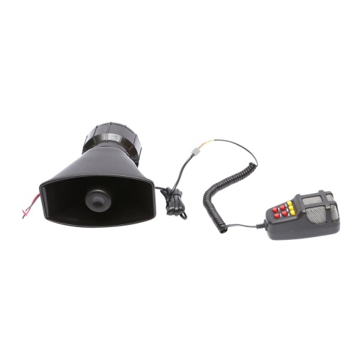 Sirena cu microfon 7 tonuri, 12V, 100W, Electronic Horn America - Img 2