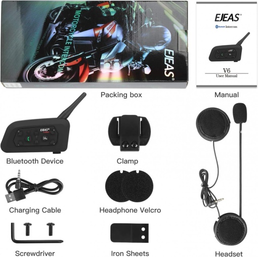 Sistem de comunicare moto EJEAS V6 Pro - Img 4