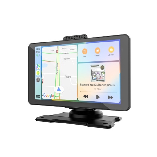 Sistem multimedia auto PNI L8050 cu ecran de 7 inch, Apple Carplay si Android Auto, Android/iPhone mirroring, FM transmitter, camera video mers inapoi inclusa