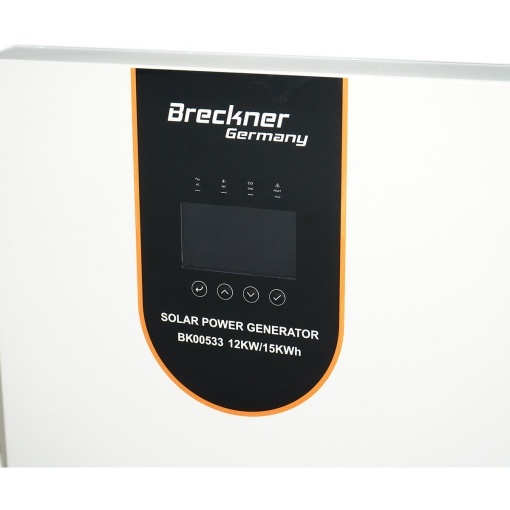 Sistem solar fotovoltaic All-in-One cu invertor hibrid 12kW, 48V OFF GRID monofazic, baterie integrata 15kWh LiFePO4 51.2V 300Ah, modul Wi-Fi inclus Breckner Germany - Img 8