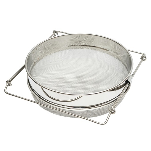 Sita dubla din inox pentru fitrare miere 235mm - Img 3