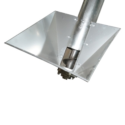 Snec transportor cereale orizontal 3m, 220V, 3kW, diametru 160mm, capacitate 10-15 T/h, cuva de alimentare si suport THOR - Img 7