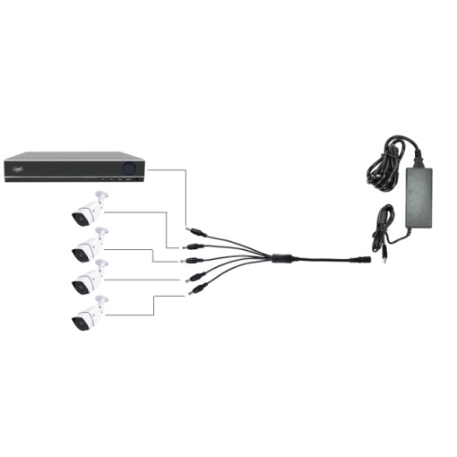 Spliter PNI 1x5 pentru alimentator DVR si camere de supraveghere - Img 4