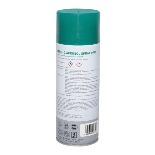 Spray vopsea Magic verde 6016 400 ml - Img 2