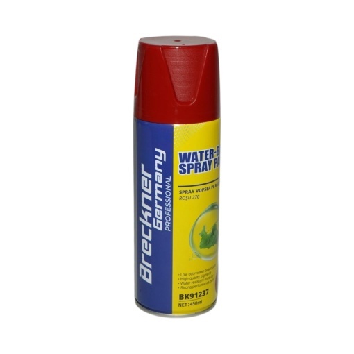 Spray vopsea rosu 270 pe baza de apa 450ml Breckner Germany - Img 3