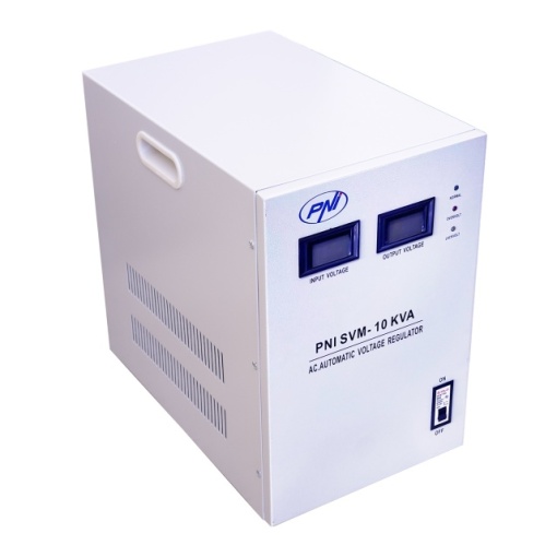 Stabilizator de tensiune PNI SVM-10K cu servomotor 10000VA, 8000W, iesire 230V - Img 4