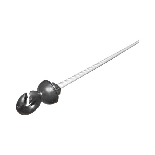 Stalp metalic 1080mm cu izolator 59x33mm pentru gard electric Breckner Germany - Img 4