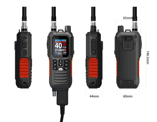 Statie radio CB portabila PNI Escort HP 102, multi standard, 4W, 12V-24V, AM-FM, NRC, Dual Watch, Roger Beep, ASQ SQ reglabil, VOX - Img 2