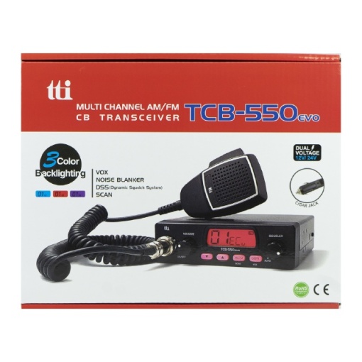 Statie radio CB TTi TCB-550 EVO, DSS, VOX, Filtru NB, Scan, ecran multicolor, 12-24V - Img 6