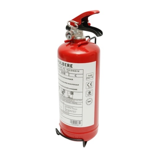 Stingator auto cu suport si pulbere ABC 2kg P2 - Img 2