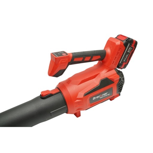 Suflanta aer de gradina cu 2 acumulatori 21V, 4Ah Li-ion, Brushless, debit aer 4.5 m3/min, 5 trepte turatie 0-23000, Turbo Breckner Germany - Img 7