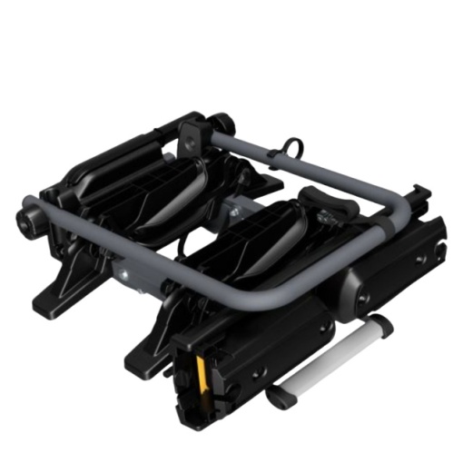 Suport 2 biciclete Peruzzo Pure Instinct 708W compatibil cu biciclete electrice cu prindere pe carligul de remorcare, Anthracite Grey - Img 2