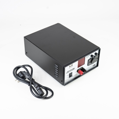 Sursa de tensiune PNI Jetfon JF-60, 5-15V reglabil, 13.8V fix, 5V USB, 0-60A, 220-240V, negru - Img 5