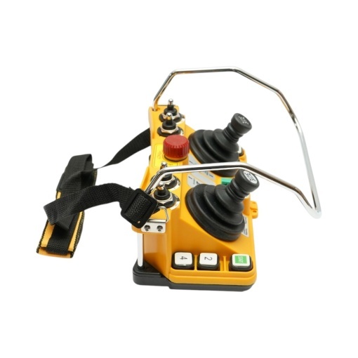 Telecomanda industriala wireless 24V-500V AC/DC cu joystick dublu si butoane IP65 Breckner Germany - Img 6