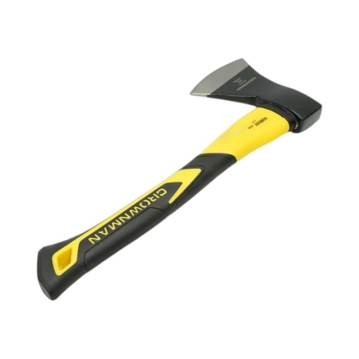 Topor profesional 600g cu lama din otel forjat, coada din fibra de sticla si maner antiderapant TPR Crownman - Img 5