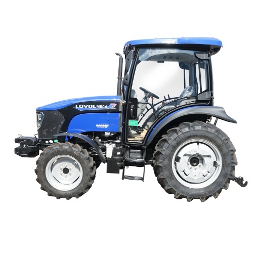 Tractor 50HP 4x4 cu cabina inmatriculabil, aer conditionat, motor Hyundai turbo diesel DM02 LOVOL M504 PRO - Img 3