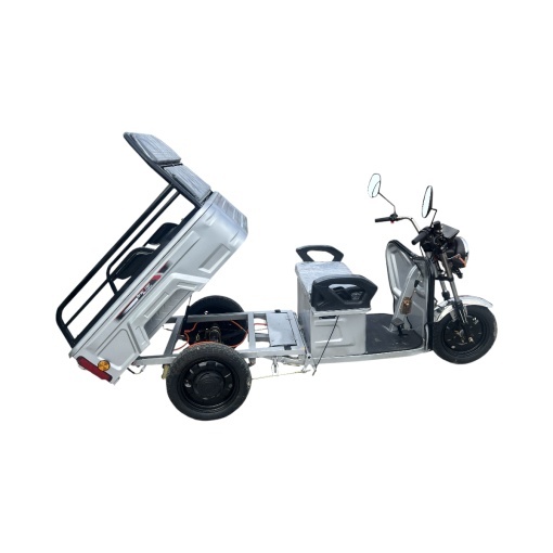 Triciclu electric BRECKNER GERMANY MODEL E ARGINTIU 1600W 60V 20AH - Img 5