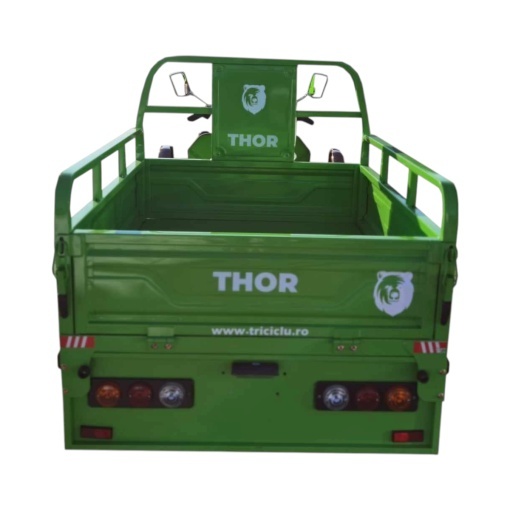 Triciclu electric Thor STAR verde cu CIV 1200W 60V45Ah - Img 8