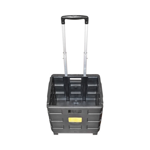 Troler compact din plastic pentru cumparaturi - Img 2
