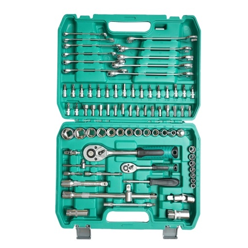 Trusa chei combinate, tubulare, fixe, torx, imbus antrenor cu clichet 78 piese Breckner Germany - Img 3