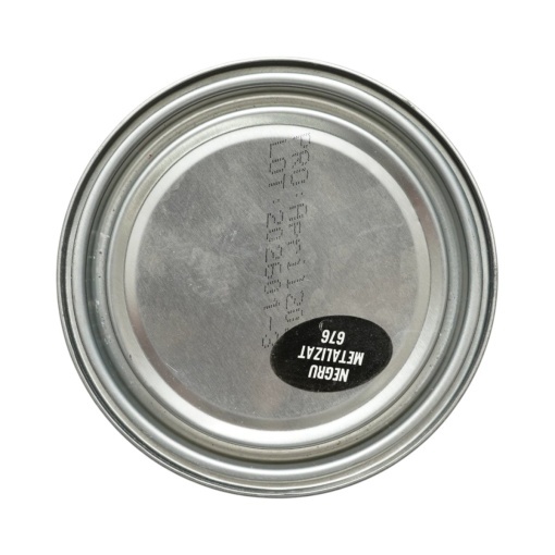 Vopsea email anticoroziva 3 in 1 negru metalizat 676 pe baza de solvent 1L, direct pe rugina, interior si exterior Breckner Germany - Img 4
