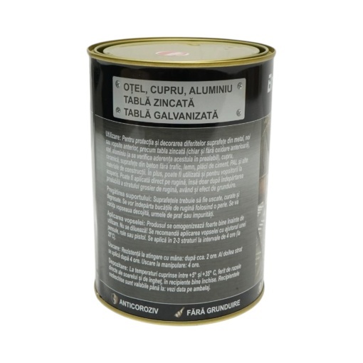 Vopsea email anticoroziva 3 in 1 rosu RAL 2002 pentru metal 2kg, direct pe rugina, pe baza de apa Breckner Germany - Img 3