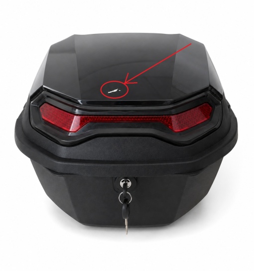 15% reducere Cutie portbagaj 777 (40L) NEAGRA (cu diferite imperfectiuni estetice) - Img 3