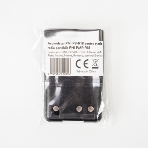 Acumulator PNI PB-R18 pentru statie radio portabila PNI PMR R18, Li-Ion, 1600mAh, 7,4V - Img 3
