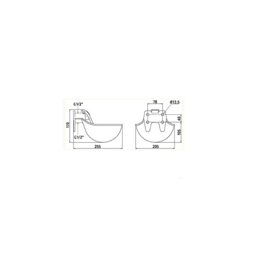 Adapatoare din fonta 1.5L cu limba de inox si accesorii de prindere pentru vaci sau cai - Img 5