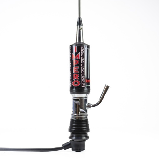 Antena CB LEMM TURBO IMPERO, Black, lungime 200 cm, castig 7dB, 26.5-28Mhz, 2500W, cablu RG58 4m, fabricata in Italia - Img 6