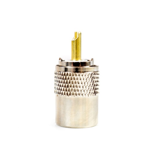 Antena CB LEMM TURBOSTAR 3001, Gold, 2000W, 26.5-28MHz, 200 cm, cu cablu RG58 4 m si mufa PL259, fabricata in Italia - Img 3