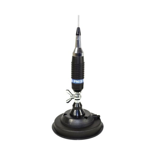 Antena CB PNI S75 cu fluture, 26-28MHz, lungime spic 54 cm, magnet 125mm inclus - Img 2