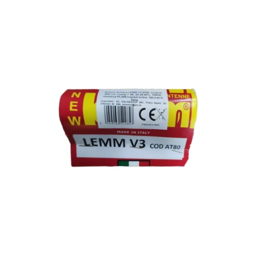 Antena de baza LEMM V3 AT80, lungime 550 cm, castig 7 dB, 26-28 MHz, 1000W, montura PL259,trepied inclus, fabricat in Italia - Img 7