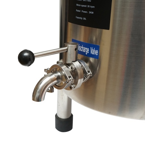 Aparat automat de pasteurizare din inox pentru lapte, sucuri, capacitate 20L 305x350x300mm - Img 8