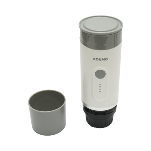 Aparat de cafea portabil cu acumulator 1800mAh, 12V, 10W, presiune 15 bar, rezervor apa 110ml, cafea macinata, capsule Nespresso - Img 2