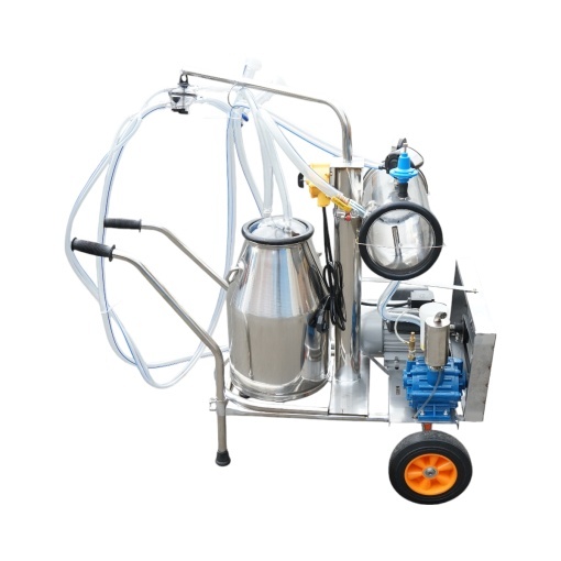 Aparat de muls oi 1 post 750W, 220V bidon inox 25L, grup de muls cu 2 mansoane, presiune vid 40-50 kPa, pulsatii 60-80 cpm - Img 5