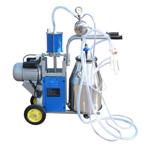 Aparat de muls oi si capre 1 post 550W, 220V bidon inox 25L, grup de muls cu 2 mansoane, presiune vid 45-50 kPa, pulsatii 60-80 cpm - Img 2
