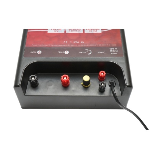 Aparat generator impulsuri DC 12V, 4 Joule, 70km pentru gard electric Breckner Germany - Img 3