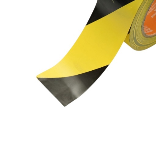 Banda adeziva de avertizare si marcare podea PVC galben-negru 48mm x 33m HighPower - Img 6